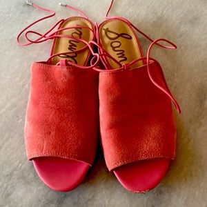 Sam Edelman pink slide